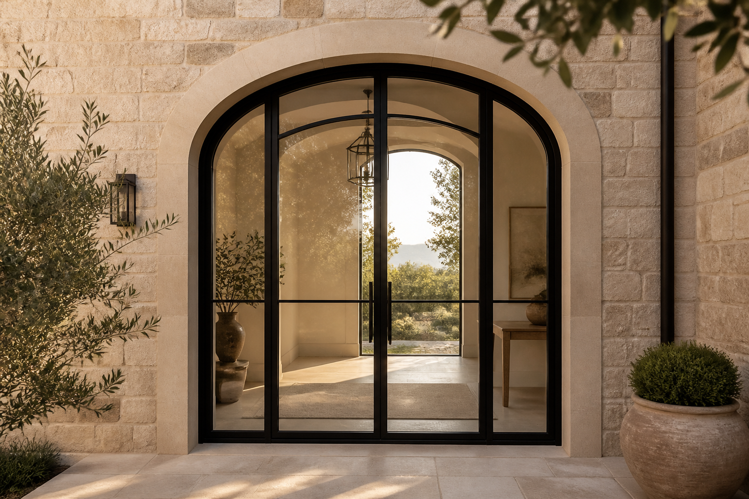 VLX 100 Arched / Custom Door in Woodland Hills, CA | Hale Windows Woodland Hills - detail 3