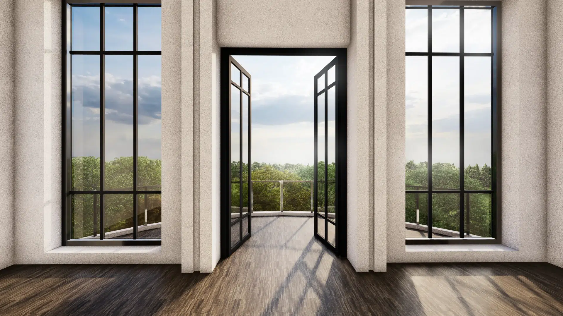 VLX 100 Double Swing / French Door in Woodland Hills, CA | Hale Windows Woodland Hills - detail 1