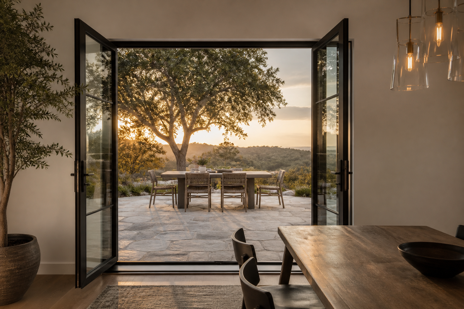 VLX 100 Double Swing / French Door in Woodland Hills, CA | Hale Windows Woodland Hills - detail 6