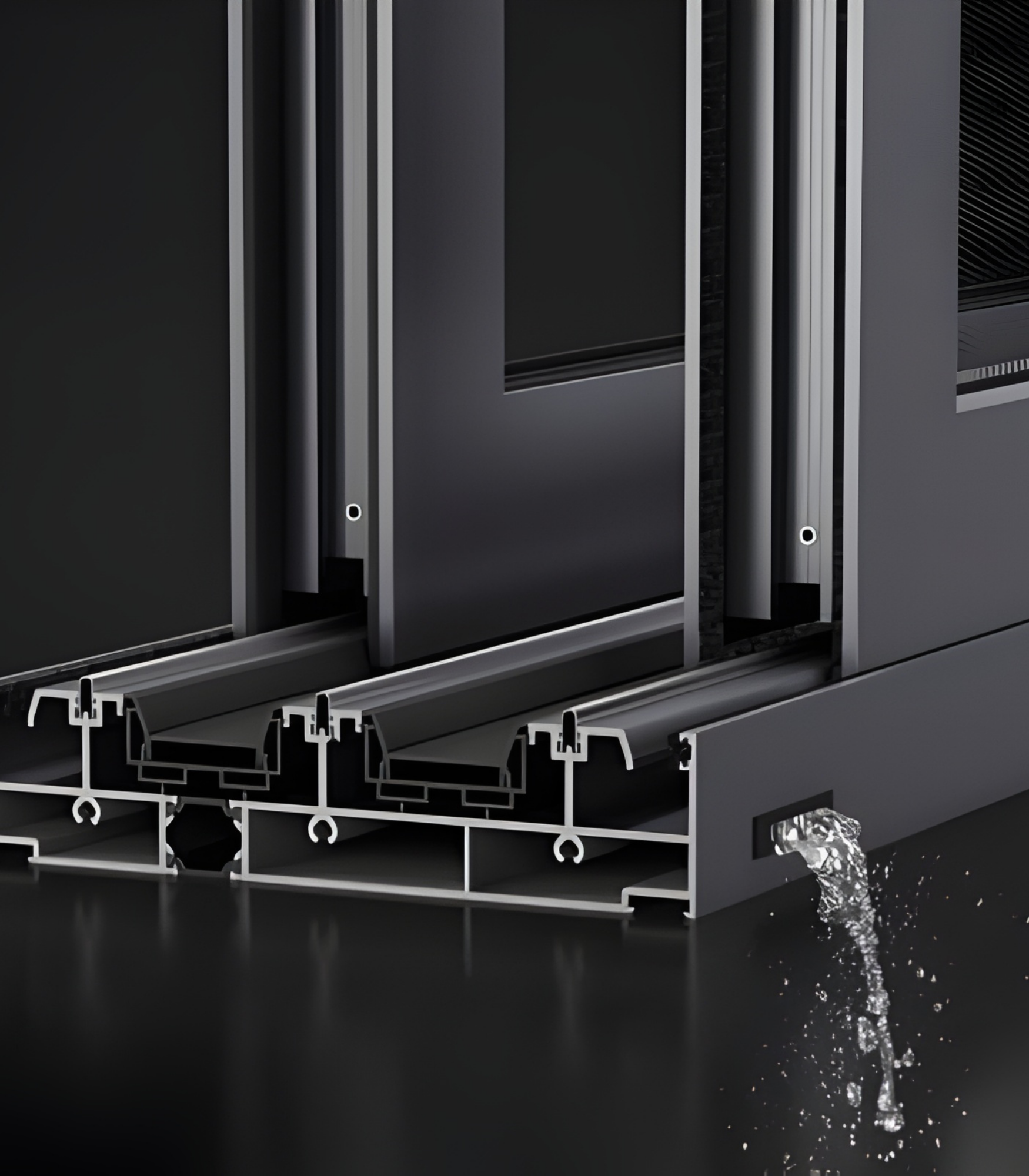 VLX 150 Heavy-Duty Sliding Door in Woodland Hills, CA | Hale Windows Woodland Hills - detail 6