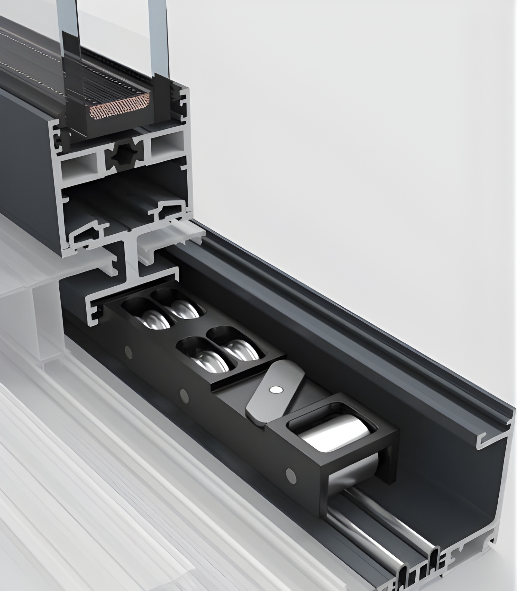 VLX 138 Panoramic Sliding Door in Woodland Hills, CA | Hale Windows Woodland Hills - detail 7