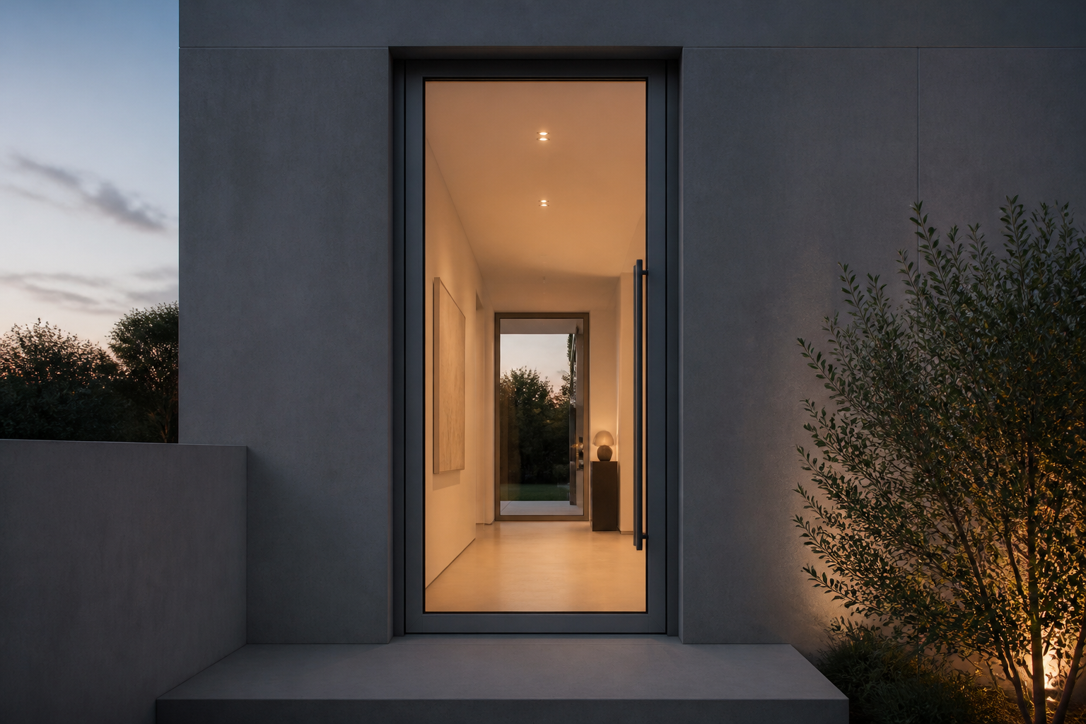 VLX 100 Pivot Door in Woodland Hills, CA | Hale Windows Woodland Hills - detail 2